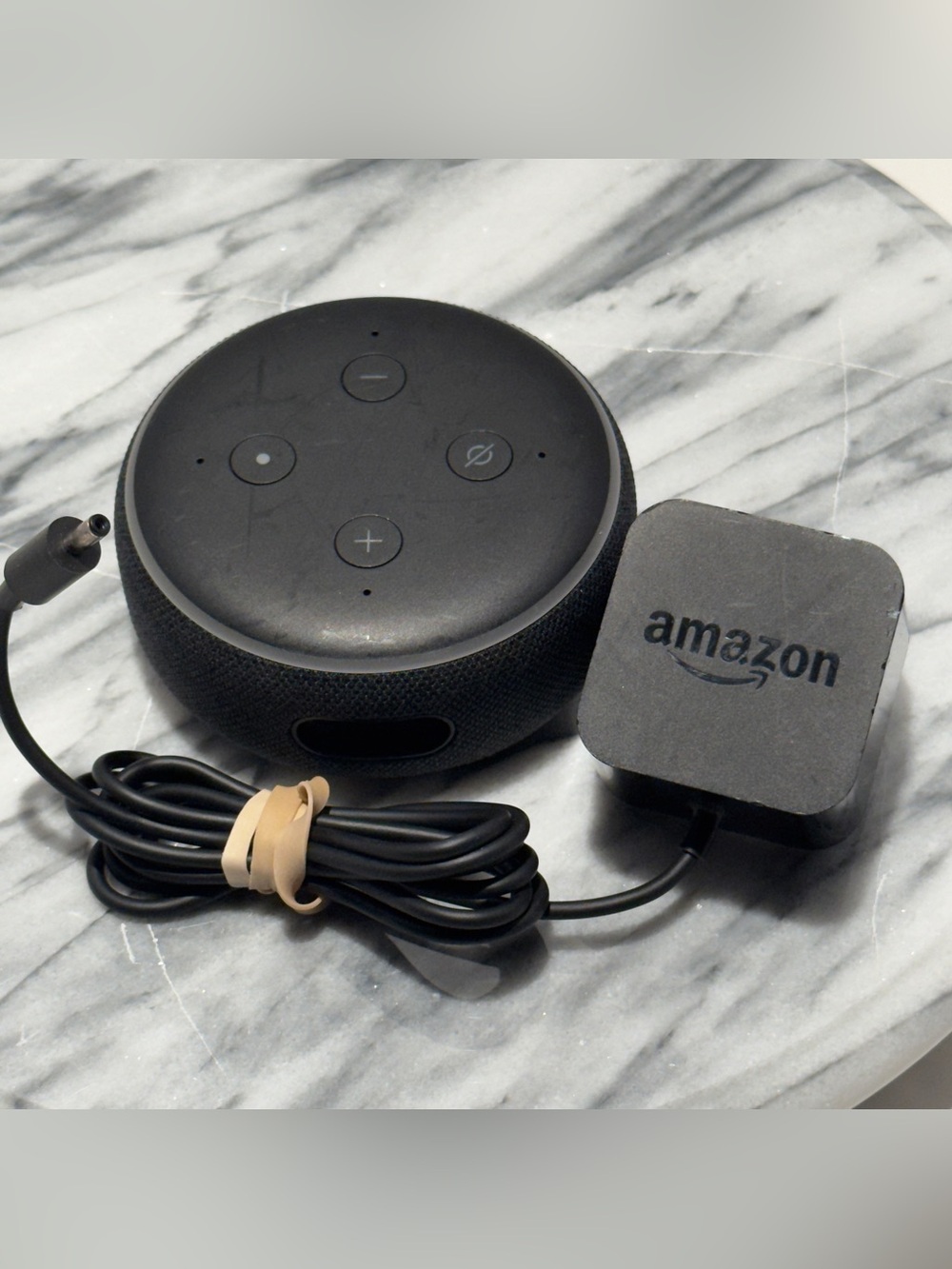Amazon Echo Dot (3rd Generation) Smart Speaker with Alexa - Charcoal Tested